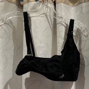 Black Nursing Bra with Adjustable Straps